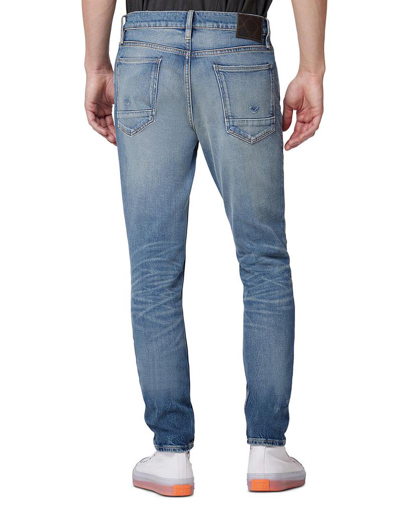 Axl Stretch Skinny Fit Jeans in Repaired Indigo商品第2张图片规格展示