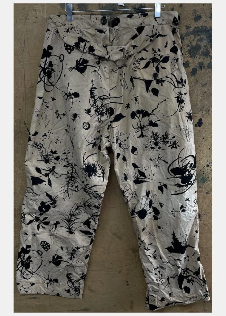 商品JOHN ALEXANDER SKELTON|John Alexander Skelton Black & Tea Pond Print Railway Trousers,价格¥7180,第2张图片详细描述