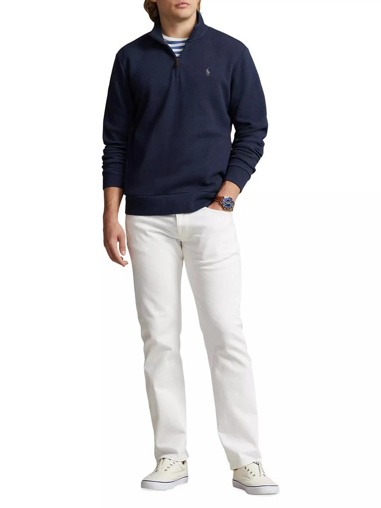 商品Ralph Lauren|Cotton-Blend Quarter-Zip Sweatshirt,价格¥1110,第2张图片详细描述