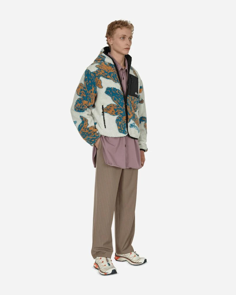 商品STUSSY|Floral Sherpa Hood Jacket White,价格¥1511,第4张图片详细描述
