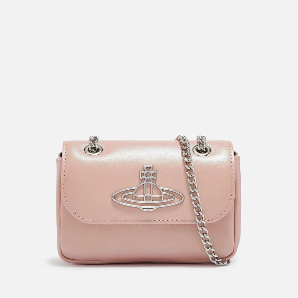 商品Vivienne Westwood|Vivienne Westwood Logo-Embellished Leather Purse,价格¥1126,第1张图片
