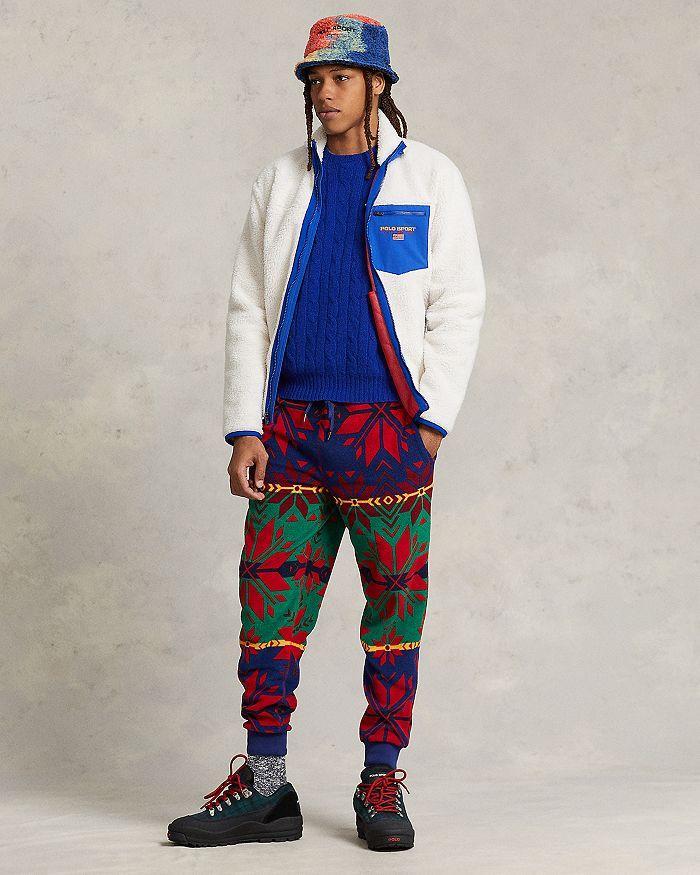 商品Ralph Lauren|Geometric Print Fleece Jogger Pants,价格¥1339,第4张图片详细描述