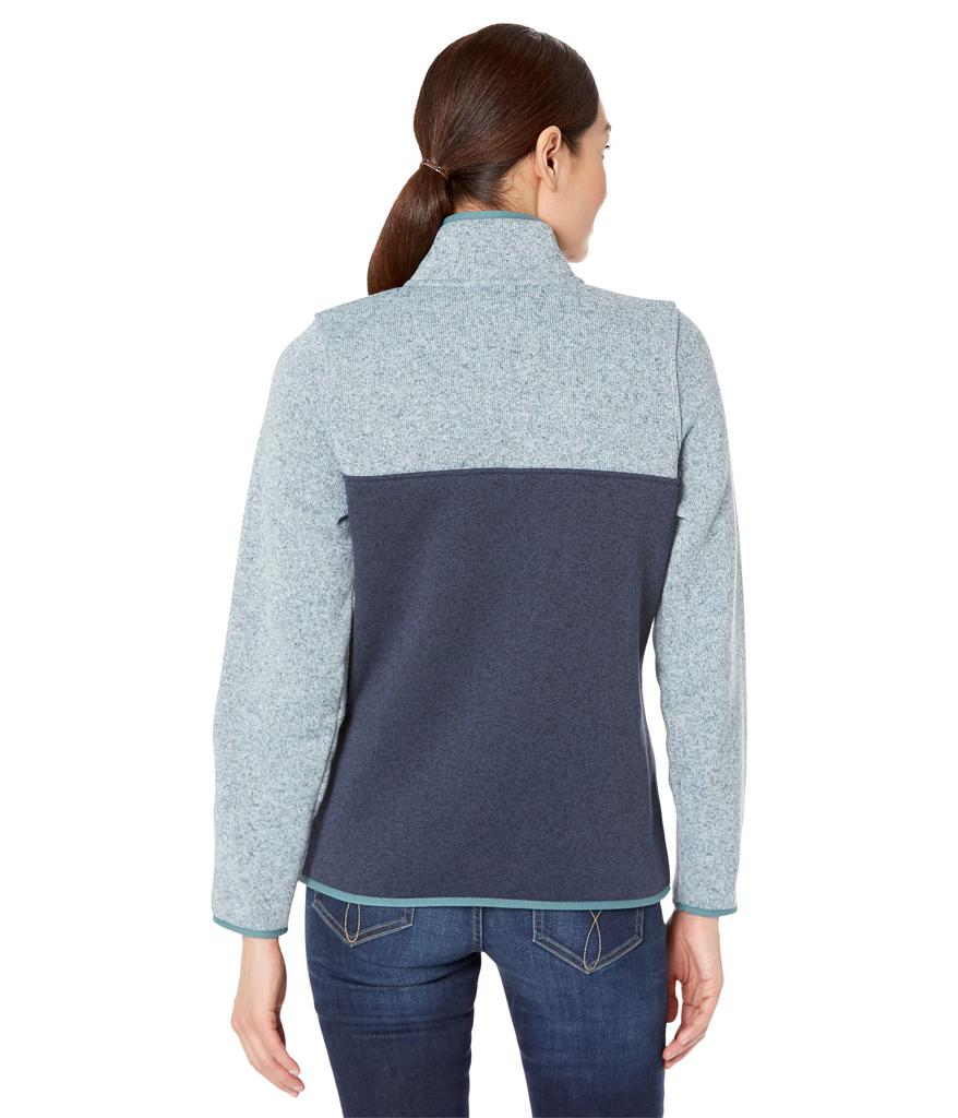 Bean's Sweater Fleece Pullover Color-Block商品第2张图片规格展示