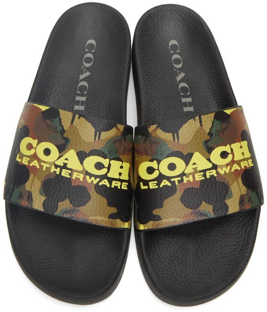 商品Coach|Camo Print Pool Slides,价格¥435,第5张图片详细描述