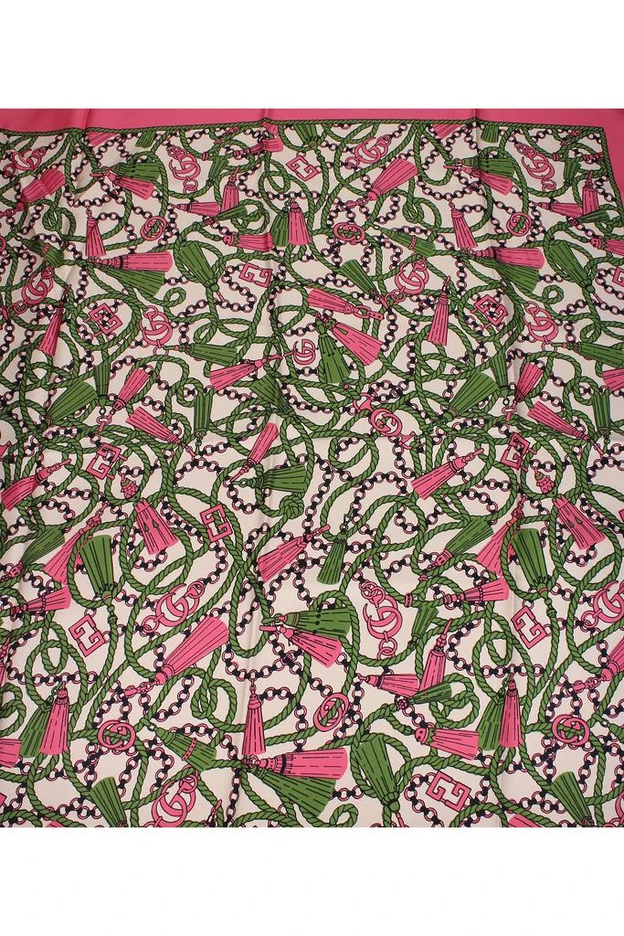 商品Gucci|Foulard Silk Pink Pink,价格¥2429,第2张图片详细描述
