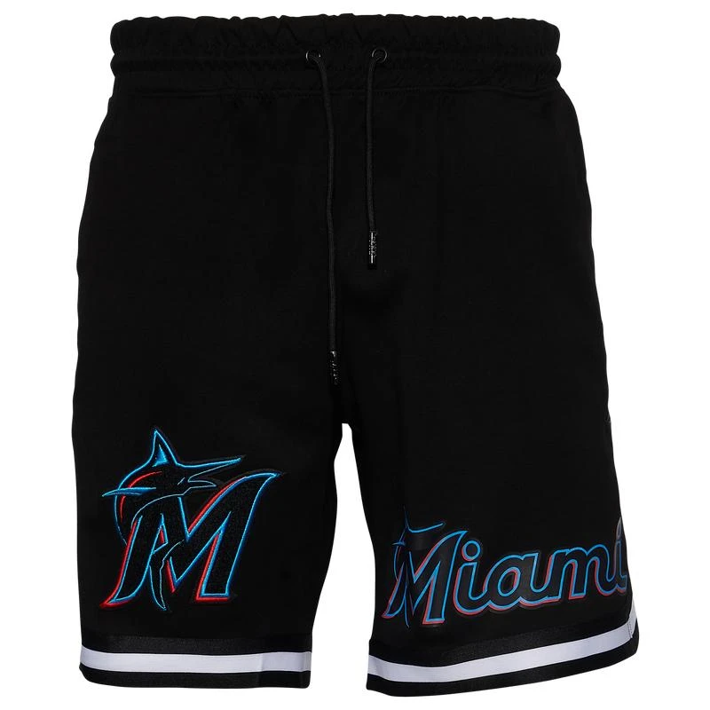 商品Pro Standard|Pro Standard Marlins MLB Team Shorts - Men's,价格¥365,第2张图片详细描述