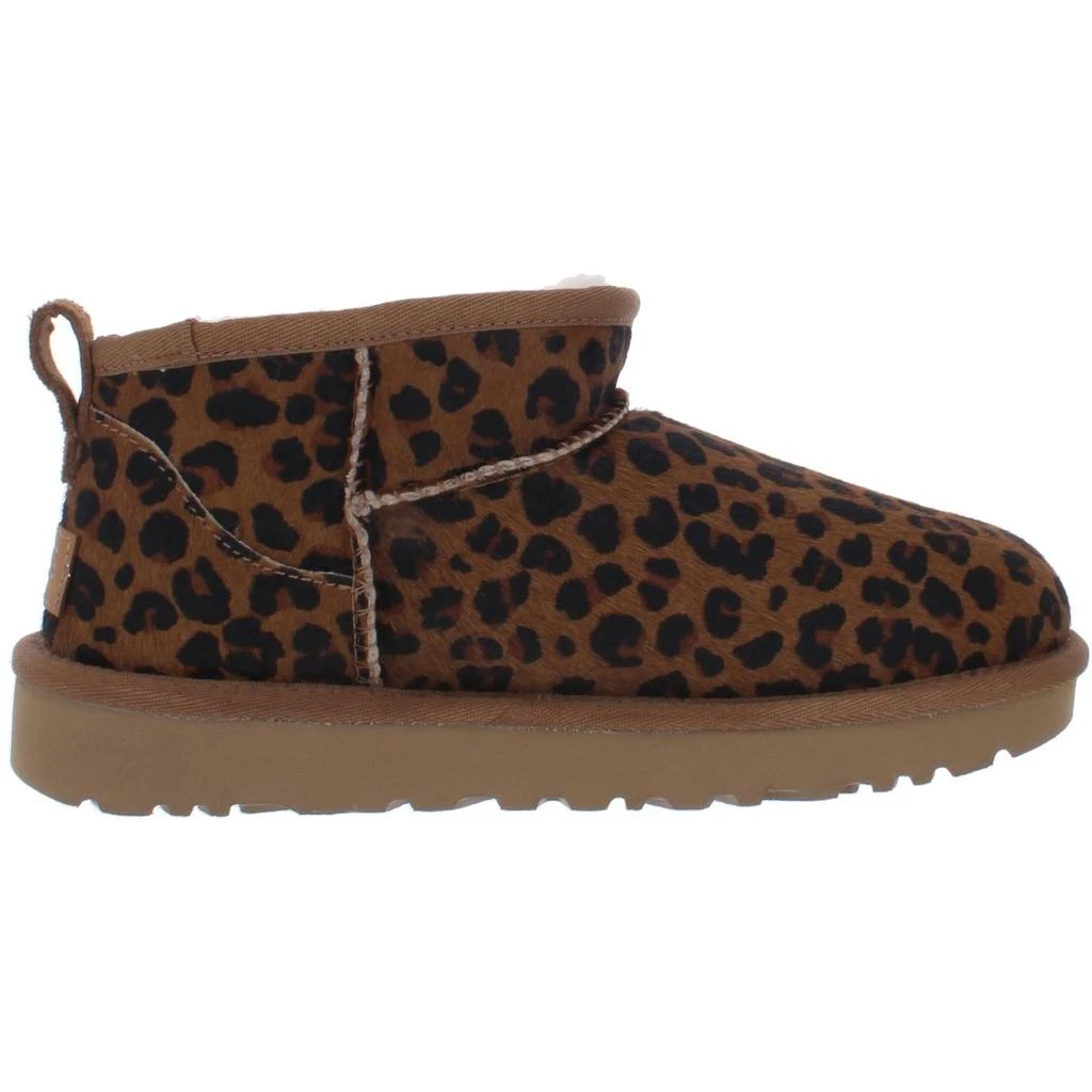商品UGG|Classic Ultra Mini  Womens Calf Hair Booties Shearling Boots,价格¥554,第3张图片详细描述