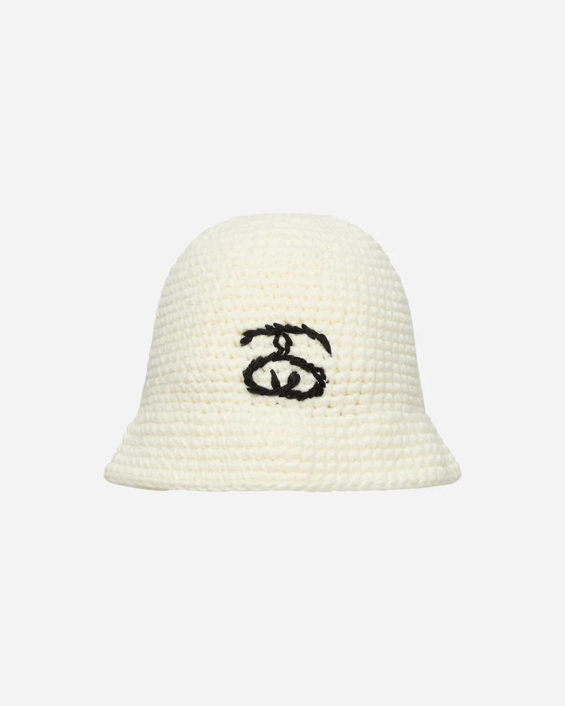 商品STUSSY|SS Link Knit Bucket Hat Bone,价格¥425,第2张图片详细描述