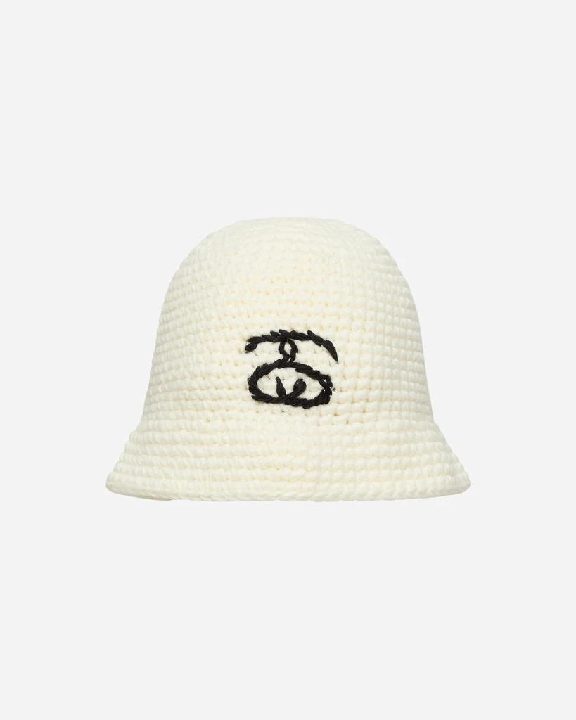 商品STUSSY|SS Link Knit Bucket Hat Bone,价格¥431,第2张图片详细描述