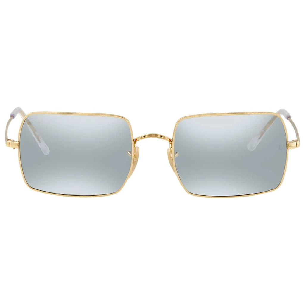 商品Ray-Ban|1969 Mirror Evolve Photochromatic Grey Rectangular Unisex Sunglasses RB1969 001/W3 54,价格¥862,第2张图片详细描述