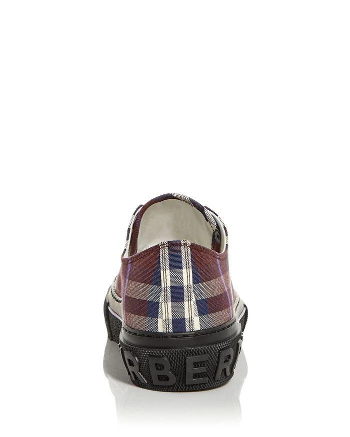 商品Burberry|Men's Vintage Check Low Top Sneakers,价格¥4462,第3张图片详细描述