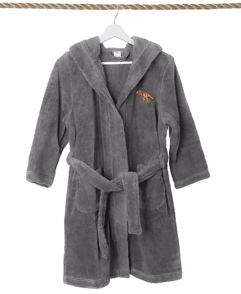 商品Linum Home Textiles|Kids Dino Super Plush Double Brushed Hooded Bathrobe,价格¥789,第1张图片