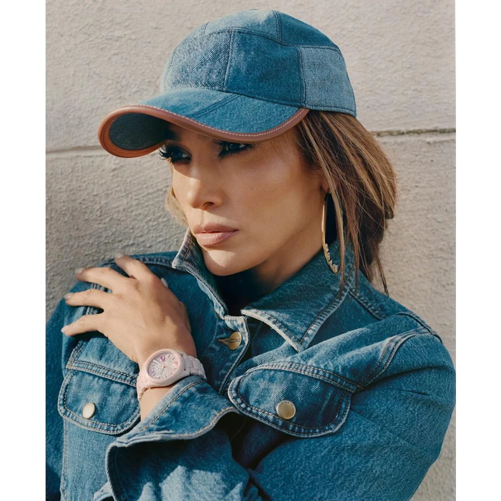 商品Coach|Women's Greyson Soft Pink Ceramic Bracelet Watch 36mm,价格¥2191,第4张图片详细描述