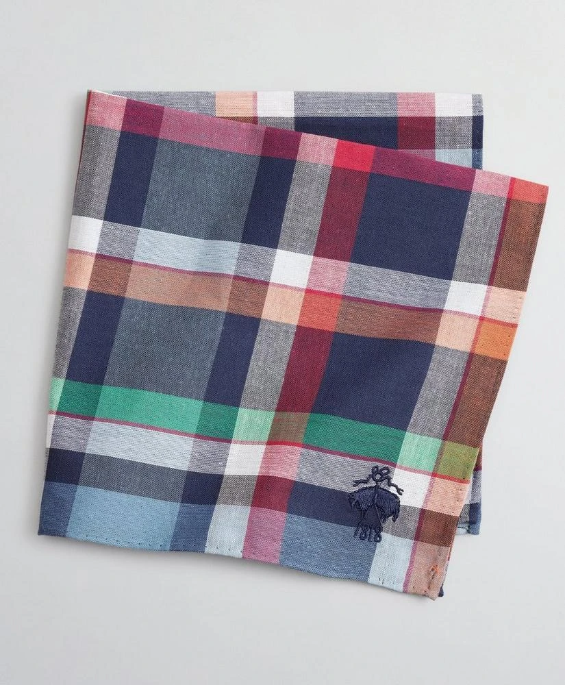 商品Brooks Brothers|Madras Pocket Square,价格¥449,第1张图片