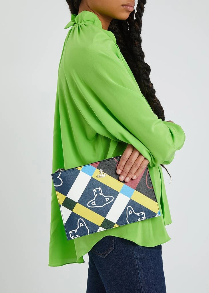 商品Vivienne Westwood|Printed faux leather pouch,价格¥1418,第5张图片详细描述