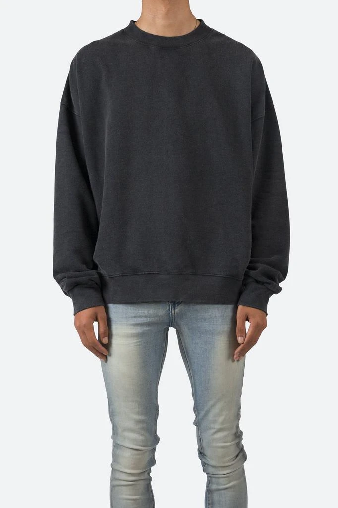商品MNML|Vintage Wash Crewneck - Black,价格¥438,第1张图片