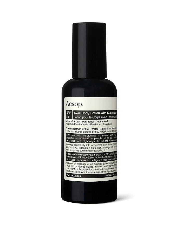 商品Aesop|Avail Body Lotion with Sunscreen SPF 50 5.4 oz.,价格¥354,第1张图片