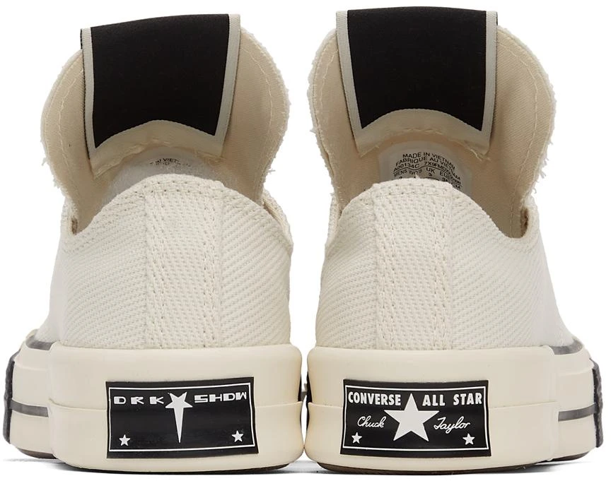 商品Rick Owens|Off-White Converse Edition DRKSTAR OX Sneakers,价格¥810,第4张图片详细描述