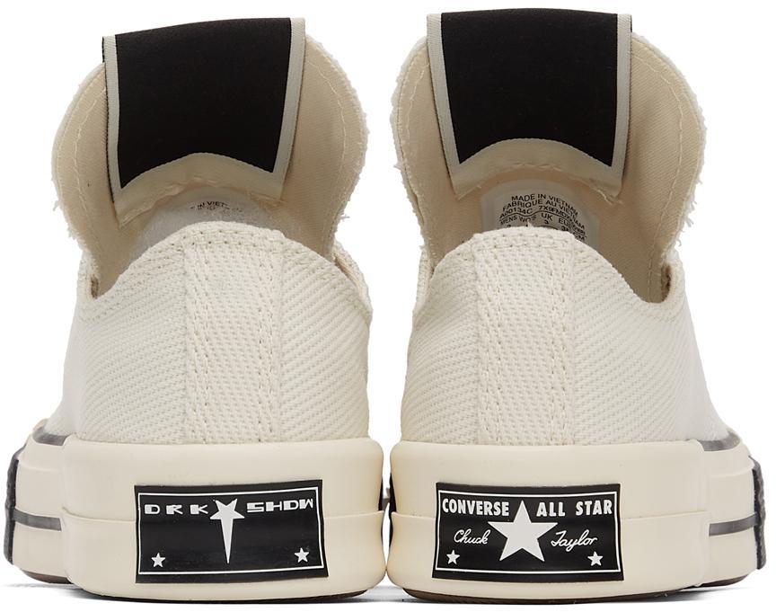 商品Rick Owens|Off-White Converse Edition DRKSTAR OX Sneakers,价格¥1158,第6张图片详细描述