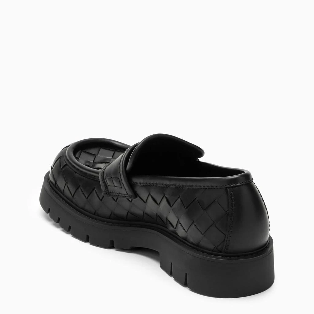 商品Bottega Veneta|Black Leather Loafers,价格¥6670,第4张图片详细描述