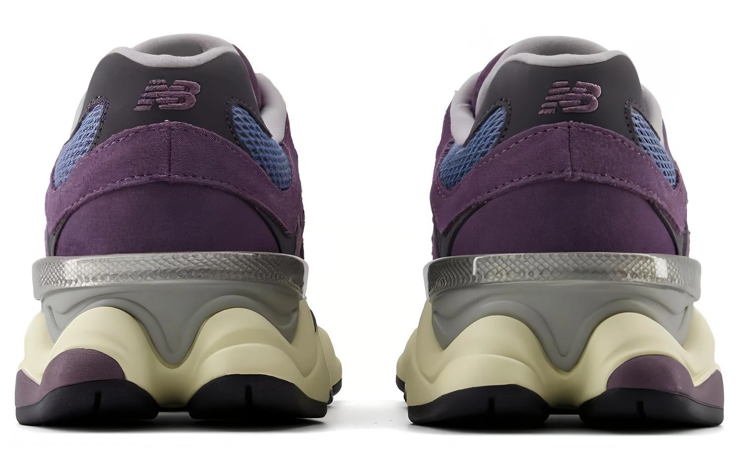 商品[国内直发] New Balance|NB 9060 时尚 网布减震 低帮 休闲跑步鞋 男女同款 紫蓝灰,价格¥774,第5张图片详细描述
