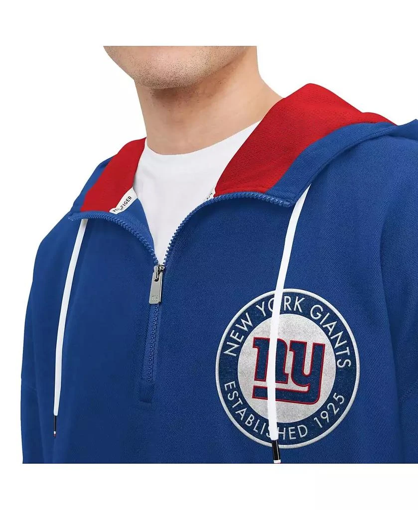 商品Tommy Hilfiger|Men's Royal New York Giants Aaron Quarter-Zip Hoodie,价格¥561,第3张图片详细描述