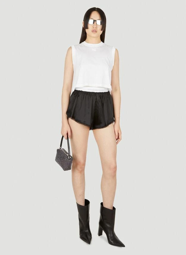 商品Alexander Wang|Negligee Tap Shorts in Black,价格¥1158,第2张图片详细描述