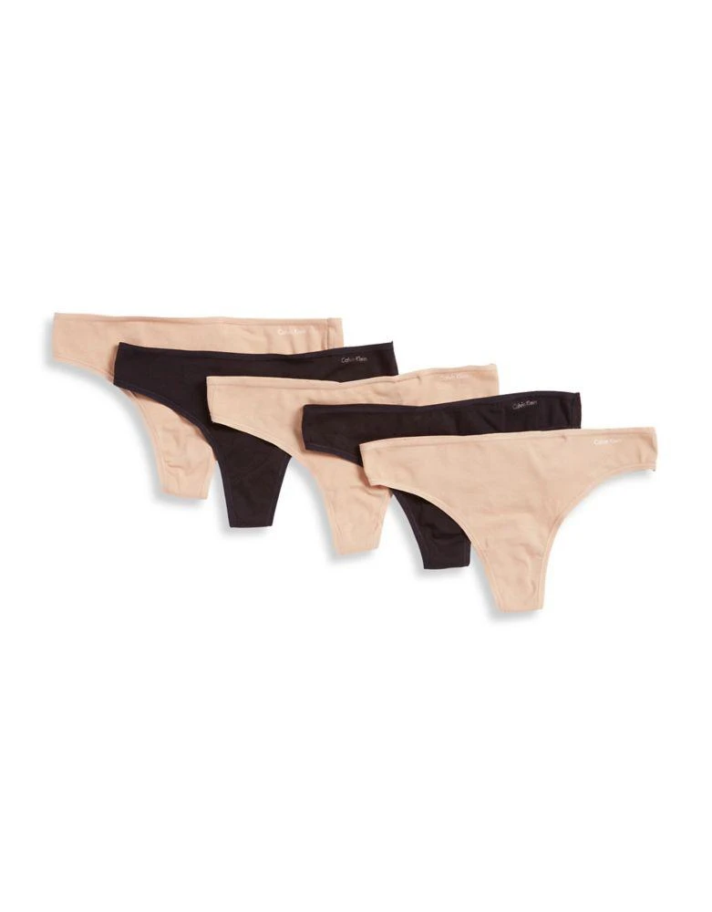 商品Calvin Klein|Form Cotton 5 Pack Thong,价格¥167,第1张图片