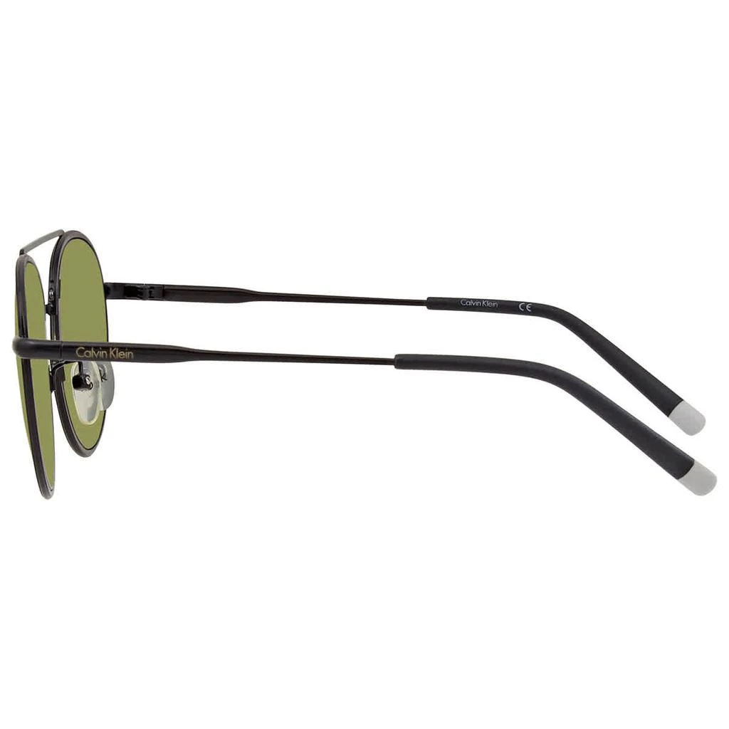 商品Calvin Klein|Calvin Klein Green Round Unisex Sunglasses CK2153SA 001,价格¥187,第3张图片详细描述