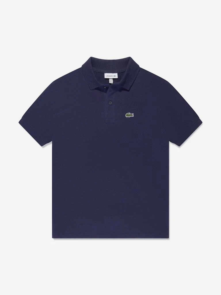 商品Lacoste|Lacoste Boys Cotton Short Sleeve Polo Shirt,价格¥442,第1张图片