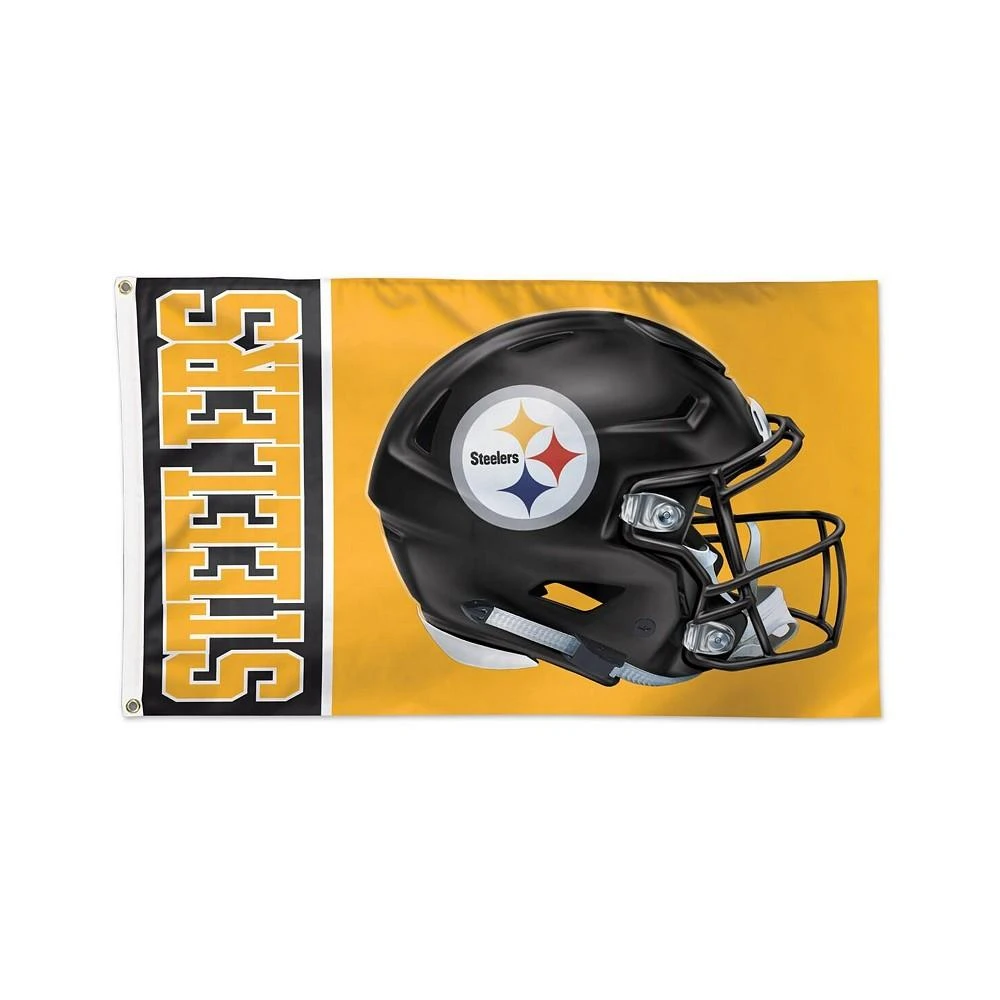商品Wincraft|Pittsburgh Steelers 3' x 5' Helmet Deluxe Single-Sided Flag,价格¥298,第1张图片