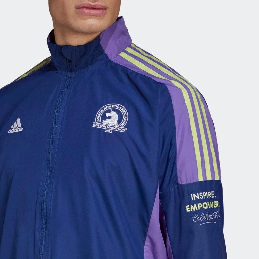 商品Adidas|Men's adidas Boston Marathon 2022 Celebration Jacket,价格¥478,第5张图片详细描述