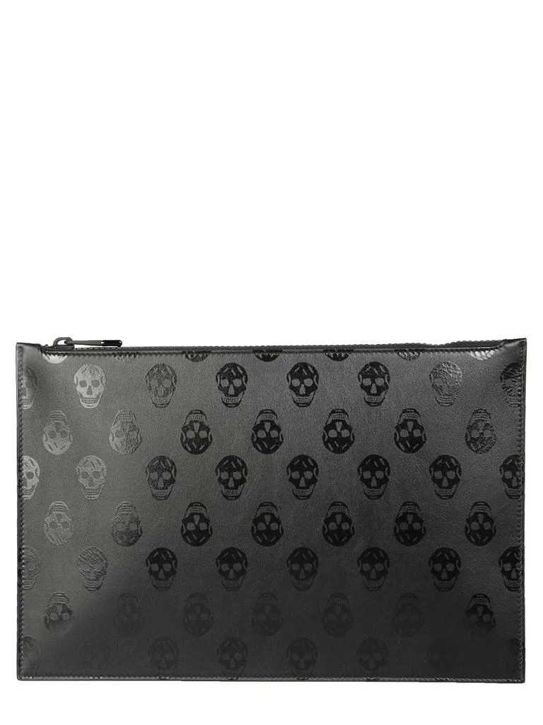 商品Alexander McQueen|Biker Skull Printed Clutch,价格¥3331,第1张图片