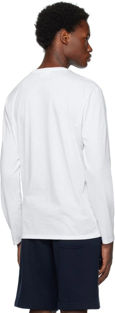 商品Lacoste|White Crewneck Long Sleeve T-Shirt,价��格¥368,第3张图片详细描述