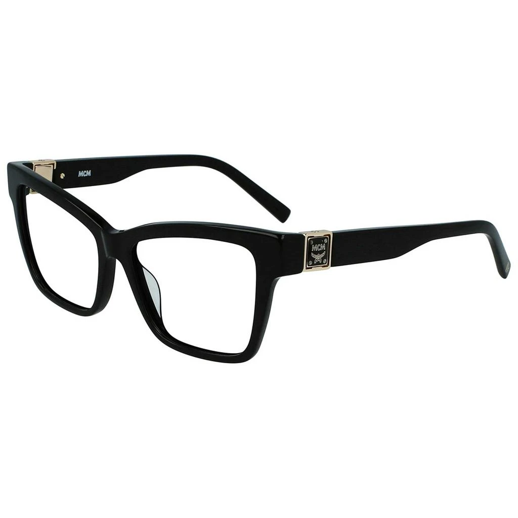 商品MCM|MCM Women's Eyeglasses - Black Square Acetate Frame Clear Demo Lens | MCM2719 001,价格¥432,第1张图片