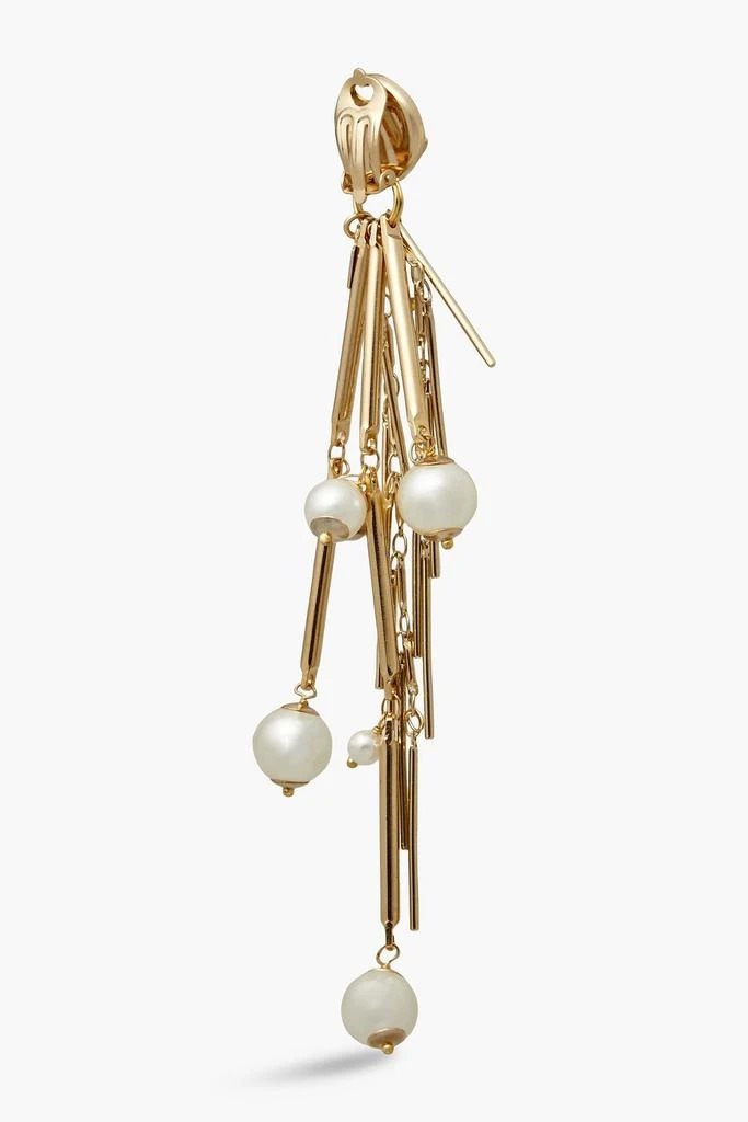 商品ROSANTICA|Gold-tone faux pearl clip earrings,价格¥945,第4张图片详细描述