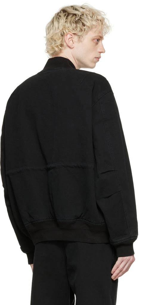 商品Acne Studios|Black Organic Cotton Bomber Jacket,价格¥2985,第3张图片详细描述
