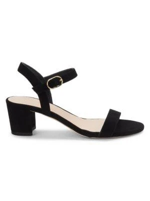 商品Stuart Weitzman|Tibby Suede Sandals,价格¥1261,第1张图片