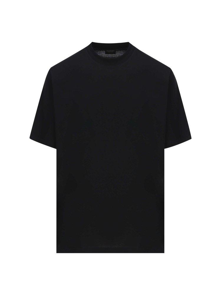 Balenciaga Logo Printed Crewneck T-Shirt商品第1张图片规格展示
