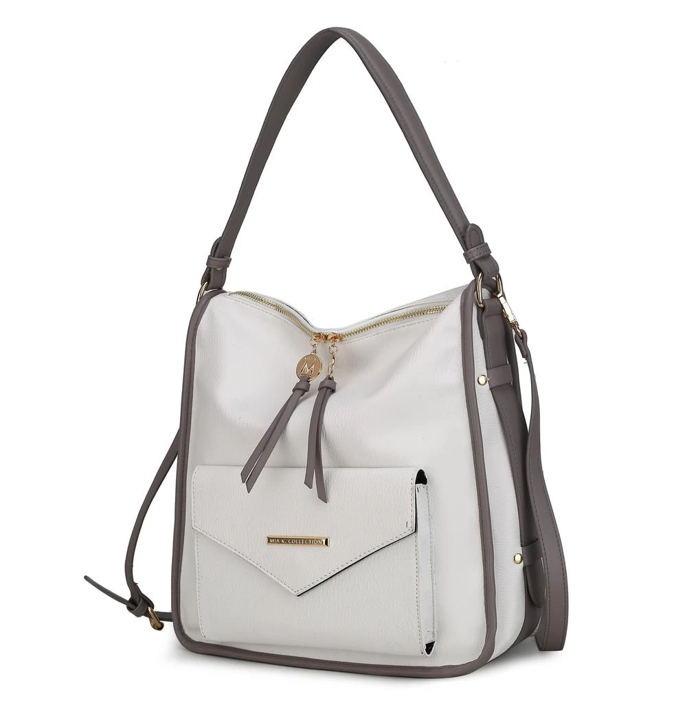 商品MKF Collection By Mia K.|Vanya Vegan Leather Shoulder Handbag,价格¥695,第1张图片