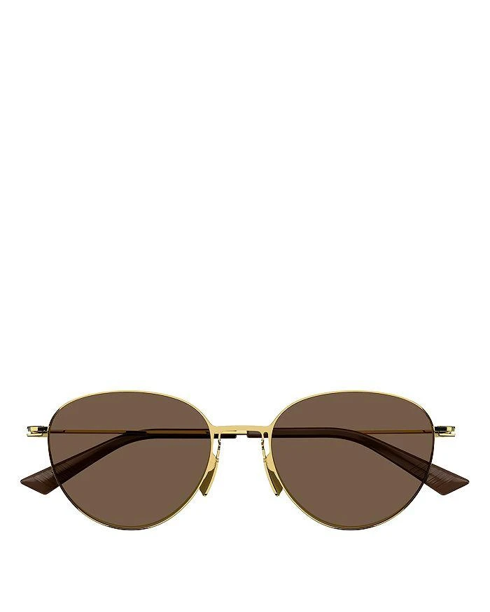 商品Bottega Veneta|Thin Triangle Panthos Sunglasses, 51mm,价格¥3427,第2张图片详细描述