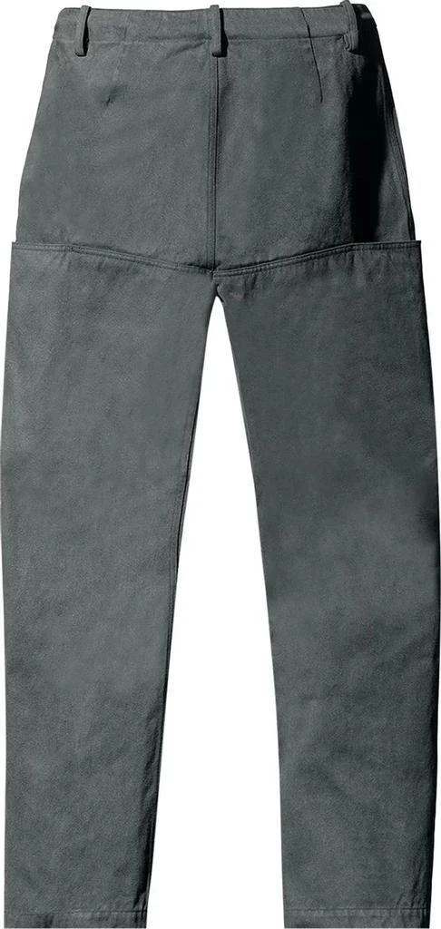 商品YEEZY|Yeezy Gap Engineered by Balenciaga Sateen Cargo Pants - Dark Green,价格¥454,第1张图片