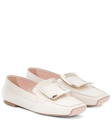 商品Roger Vivier|Viv' Driver leather loafers,价格¥6782,第1张图片