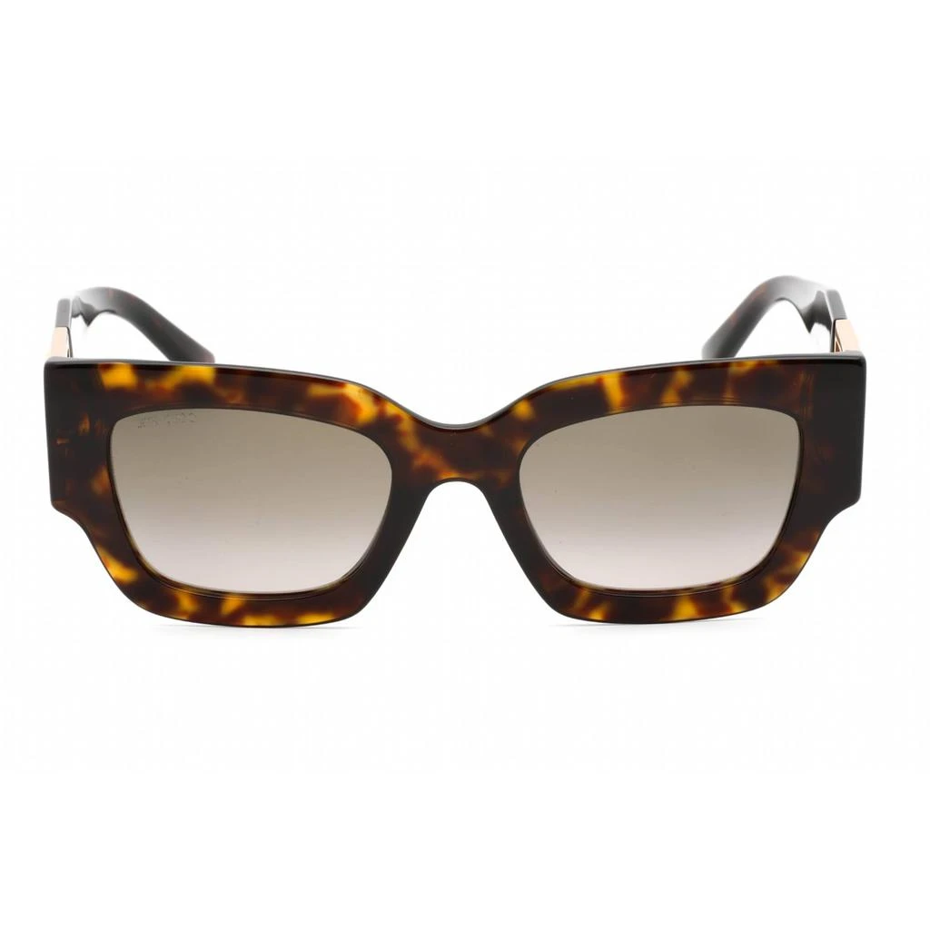 商品Jimmy Choo|Jimmy Choo Women's Sunglasses - Full Rim Havana Plastic Rectangular | NENA/S 0086 HA,价格¥616,第2张图片详细描述