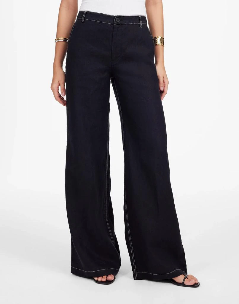 商品Madewell|The Zoe Relaxed Wide Pant in 100% Linen,价格¥390,第2张图片详细描述