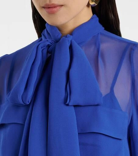 商品Costarellos|真丝乔其纱女式上衣,价格¥3217,第5张图片详细描述