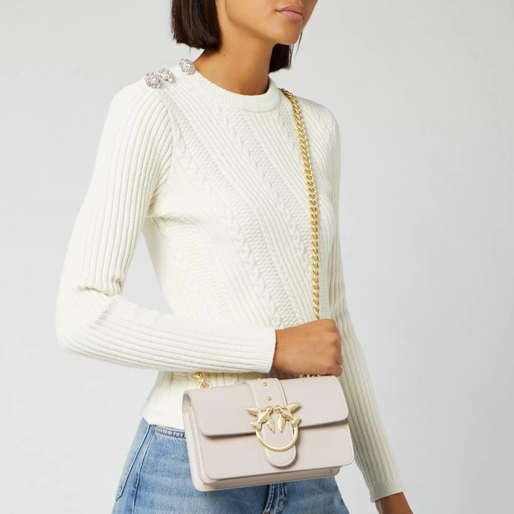 商品PINKO|Pinko Women's Mini Love Simply 4 Catena Bag - Peyote Beige,价格¥1410,第3张图片详细描述