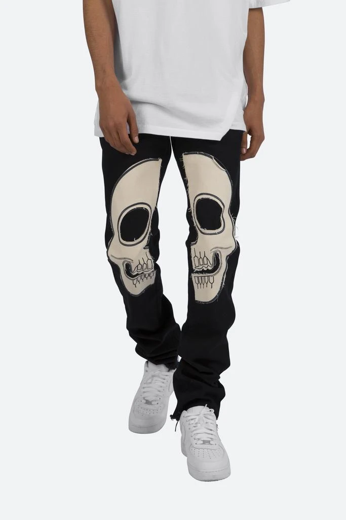 商品MNML|D181 Straight Denim - Black/White,价格¥296,第2张图片详细描述