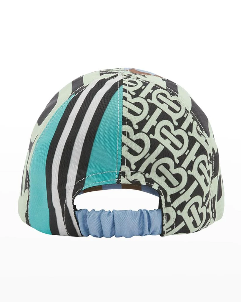 商品Burberry|Kid's Checkerboard TB Monogram Baseball Cap, Size S-M,价格¥931,第4张图片详细描述