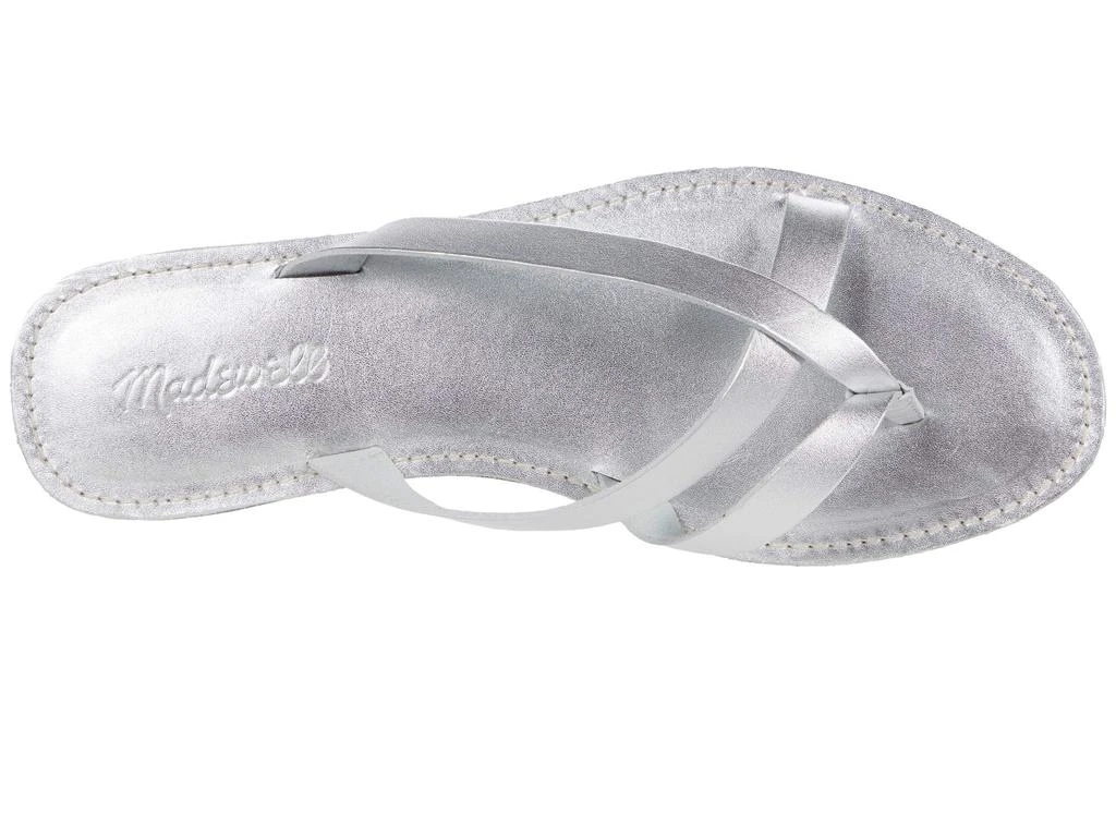 商品Madewell|Boardwalk Thong Sandal in Metallic,价格¥281,第2张图片详细描述